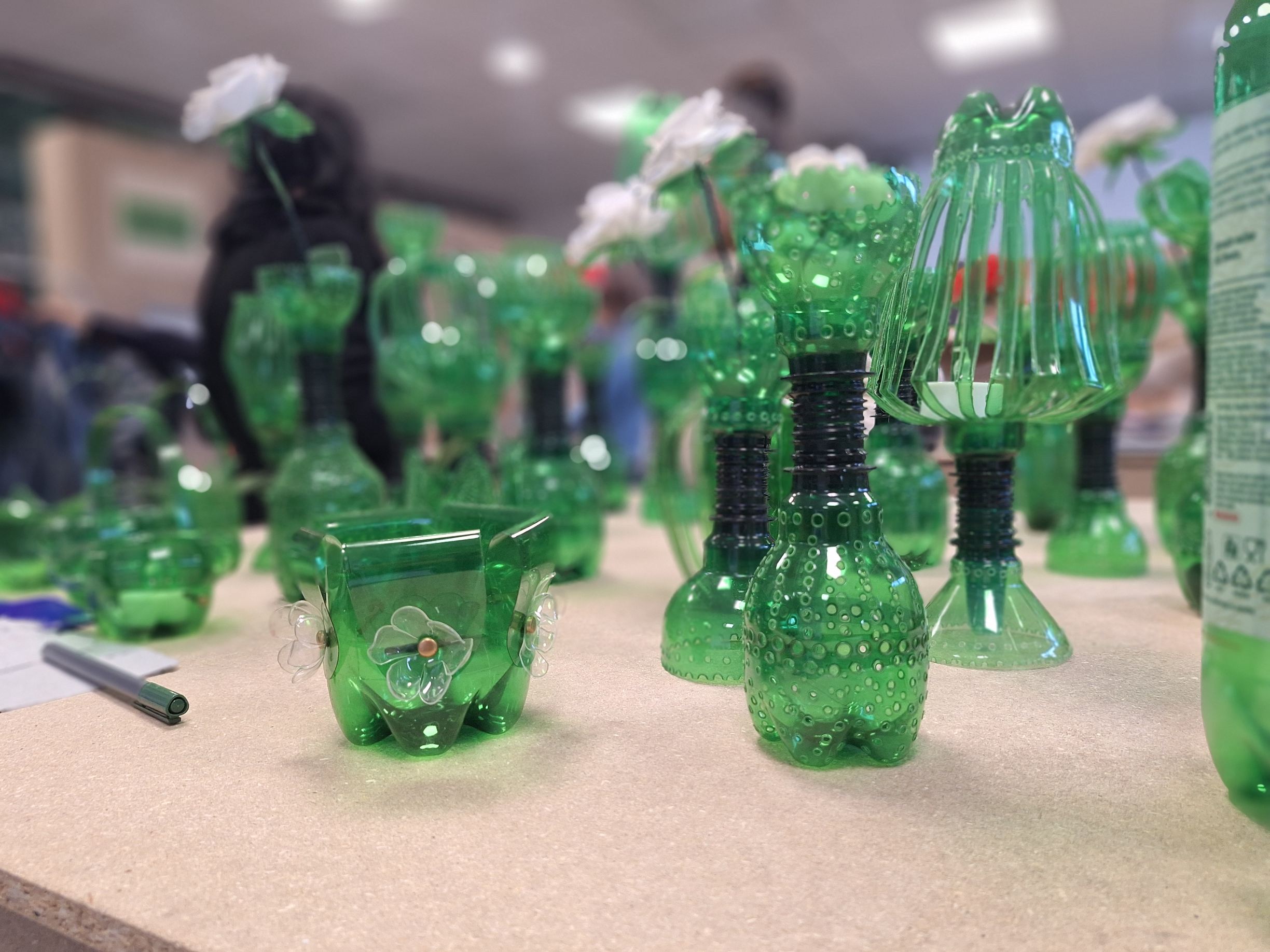 vazice iz zelenih plastenk