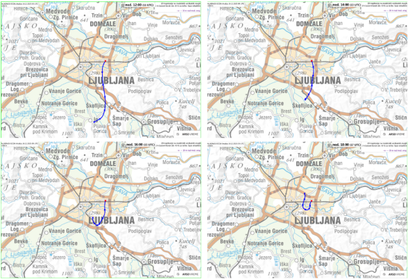 zemljevid Ljubljane