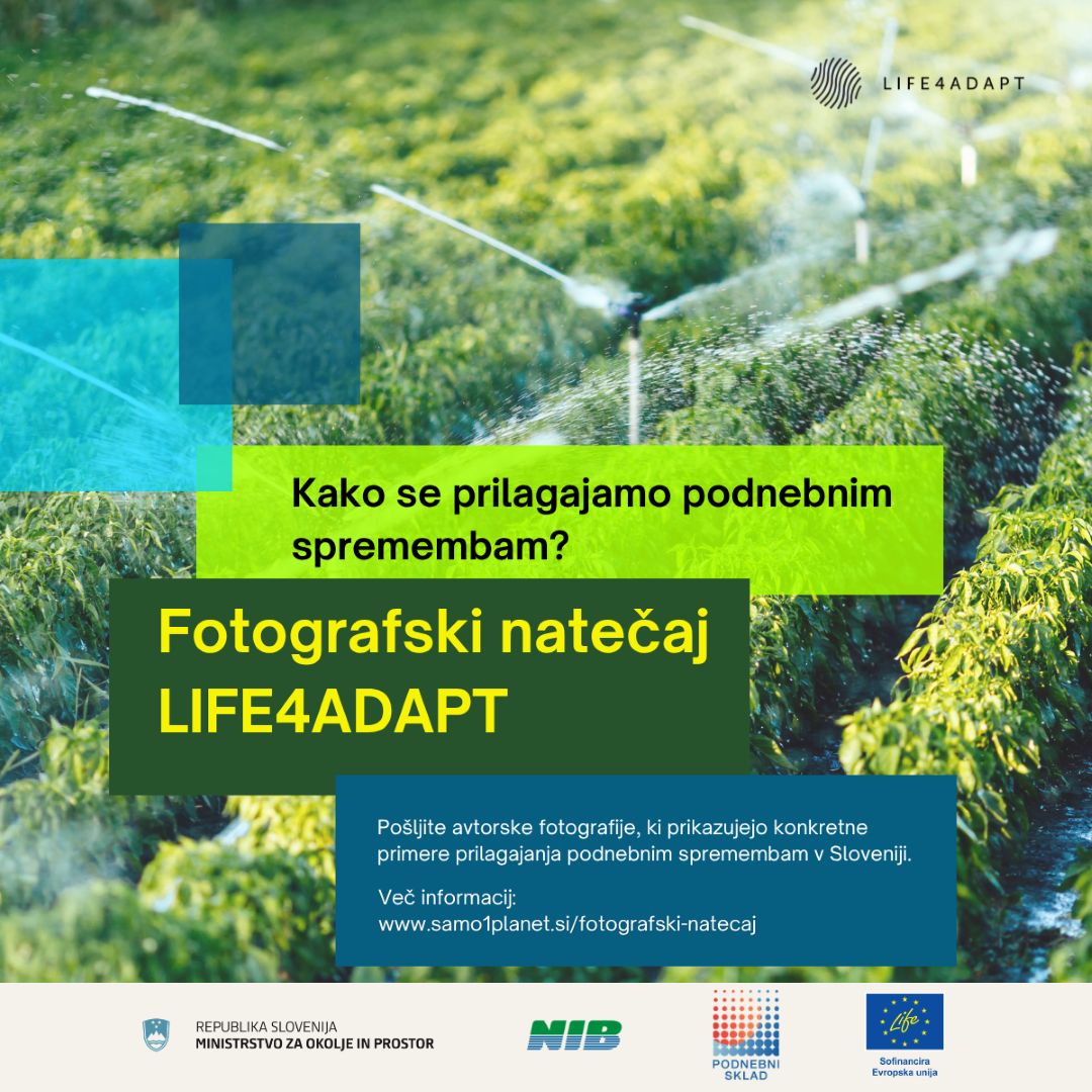 LIFE4ADAPT foto natečaj novica